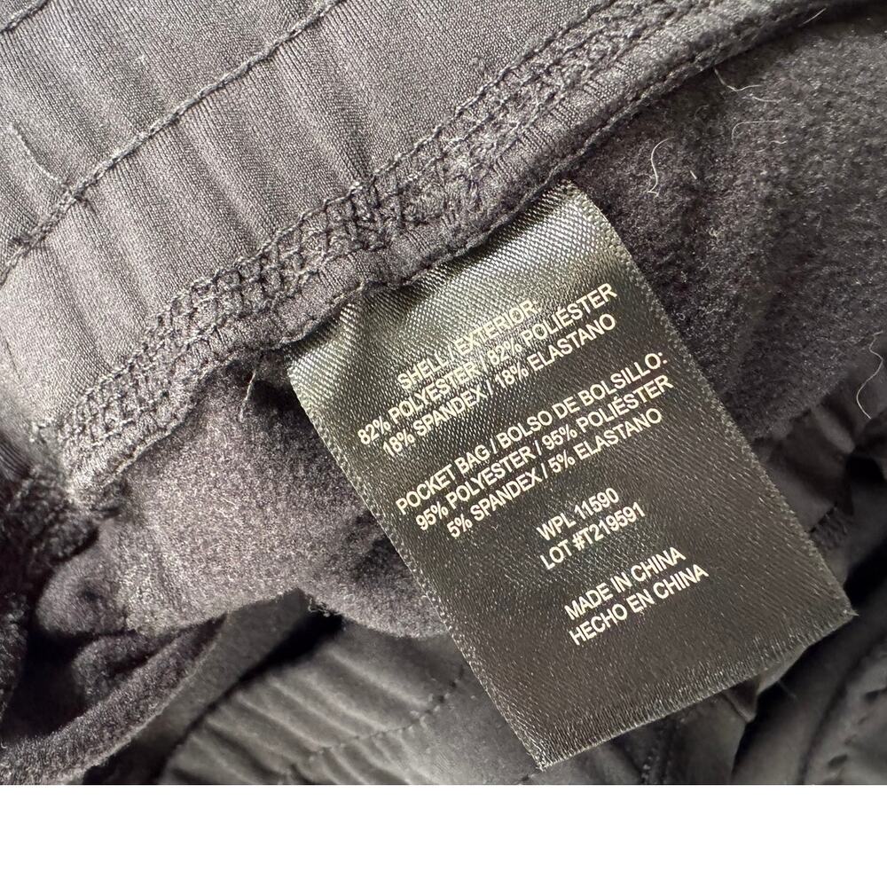 32 Degrees Heat Medium Black Polyester Spandex Fleece Lined Jogger Pants - Picture 3 of 8
